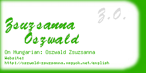 zsuzsanna oszwald business card